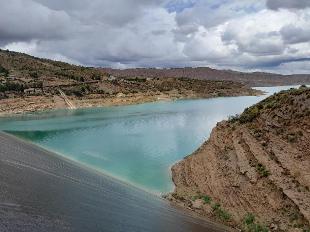 The Negratín Reservoir. I'm only going to show it to you from this angle because...