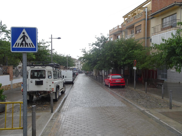 This is 1st of May Road in a Huesa. The first of May is the most common of all dates so I could have...