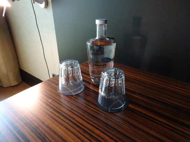 I brought a glass with me this year because on last year's little trip to France I noticed that no h...