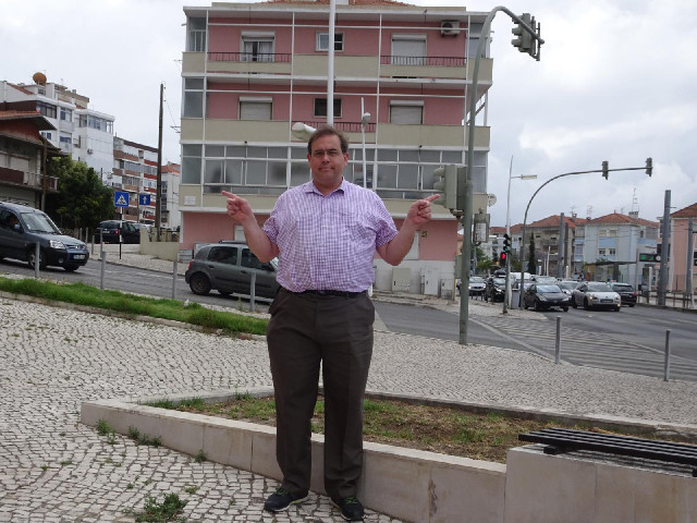 This is one of only two places where I visit two signs which are mounted on the same building. On th...