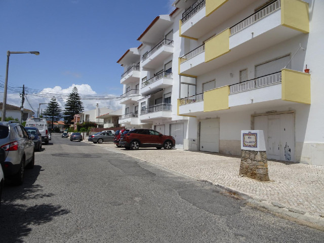 The street name signs here are very bold.