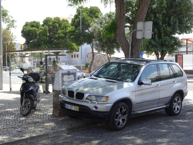 This 18th of January sign is in better condition than the other one but the view of it is blocked.