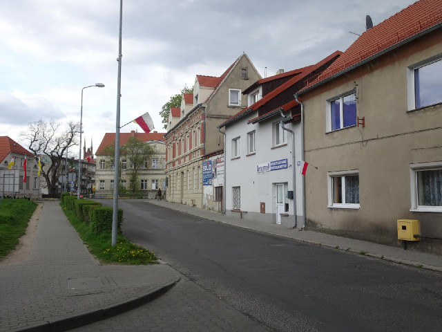 There are Polish flags flying everywhere. I even saw one flying from a bus. This seems like too many...