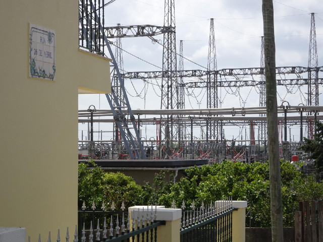 They are both in an area dominated by switchgear and high-voltage cables.