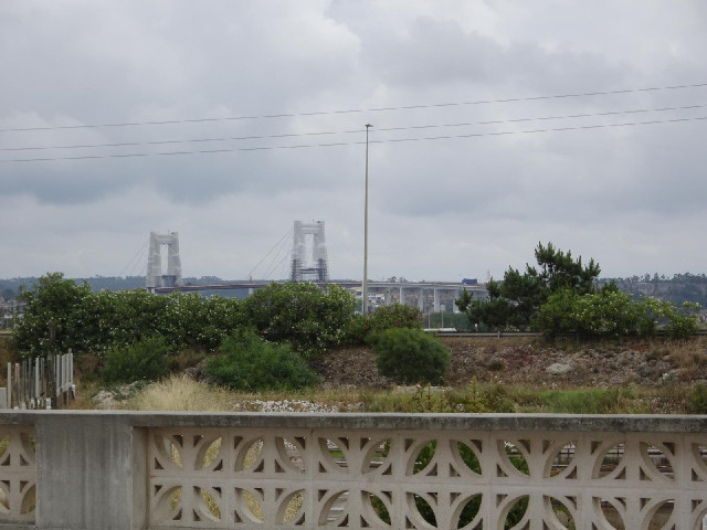 A view of the Edgar Cardoso Bridge, which I will soon be using to cross the River Mondego.