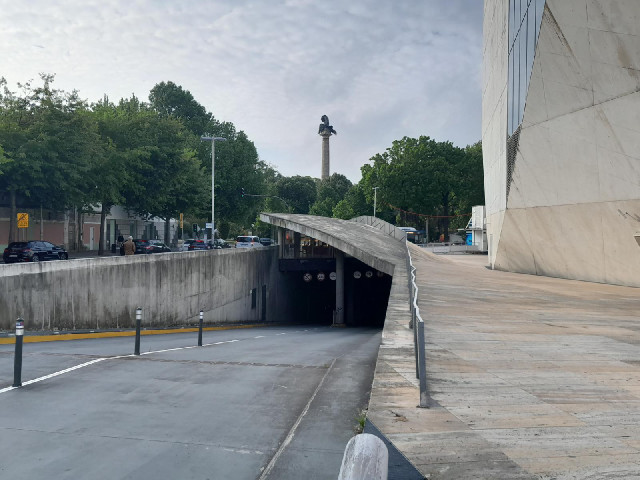 There's a car park under this corner.