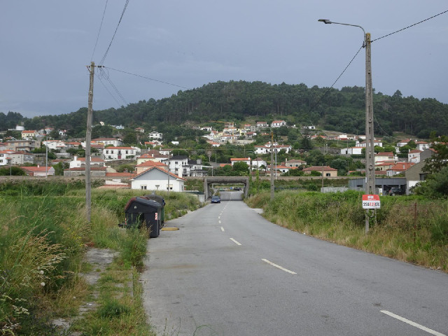 It's not an interesting road but I livened up my experience by throwing some cardboard away in one o...