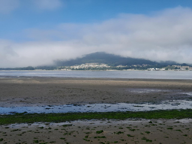Today's view of the River Minho and Spain.