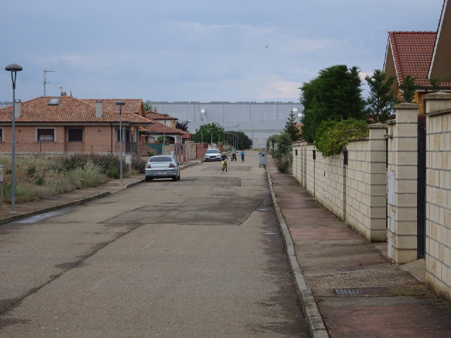 Here it is: 12th of November street. It's on an estate where all the roads have been built but there...