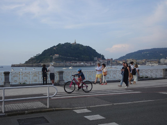 The hotel is on a hill but there is a good bike path running from the bottom of the hill along the s...