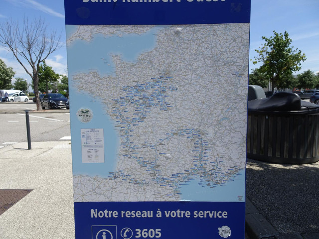 Most French motorways are operated by private companies. This map shows the motorways which this par...