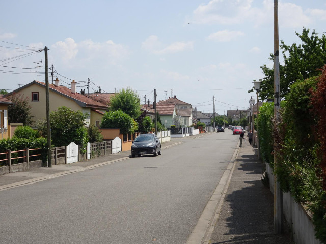 20th of November Road in a suburb of Mulhouse.