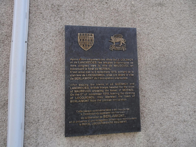 I see no reason why the liberation of Berlaimont should ever be forgot.