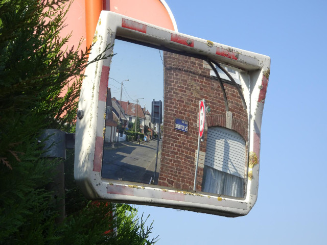 You can even read it in the mirror.