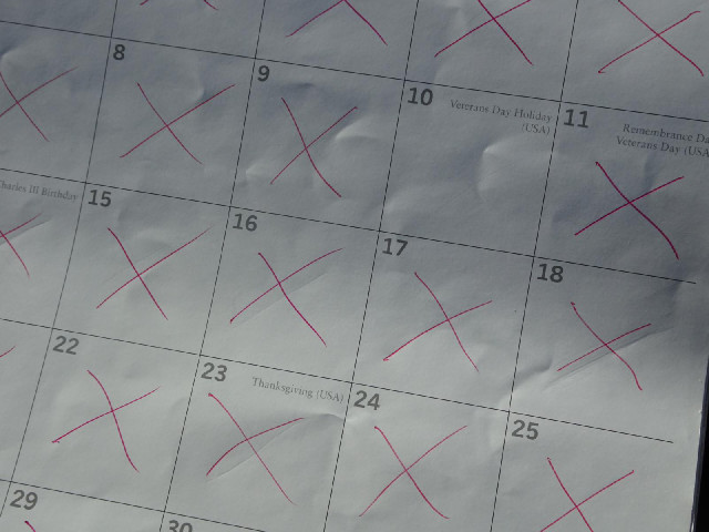 I started this trip with the 11th of November, which is one of the most common dates. I will be endi...