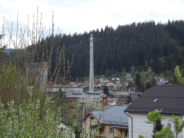 The town of Hronec. It's not the prettiest of places.