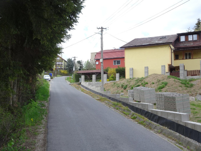 This is one of the two main roads in and out of Hronec, even though it's only wide enough for one ca...