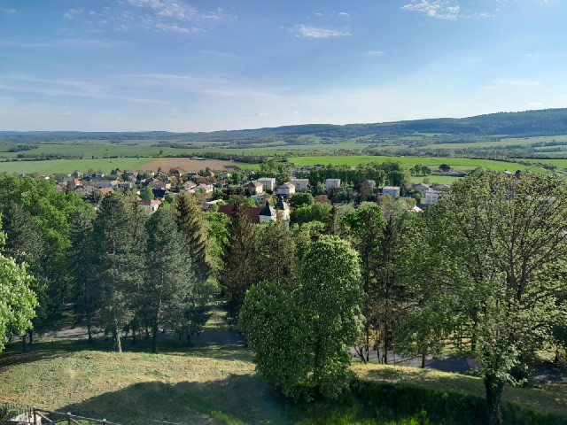 The view from my window. A while later, I would hear what sounded like a long announcement being mad...