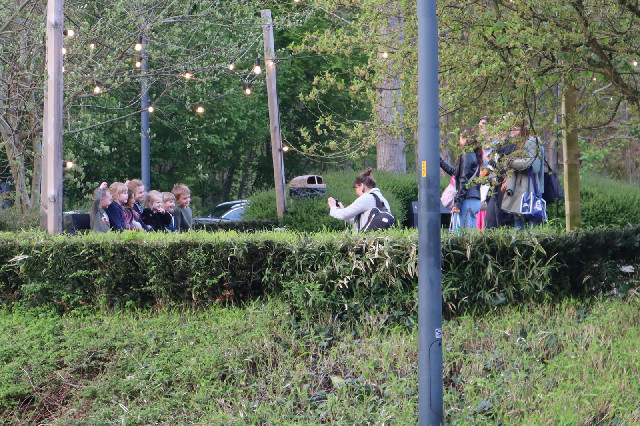 Whenever I see people posing for a photograph, I can't help taking one of my own.