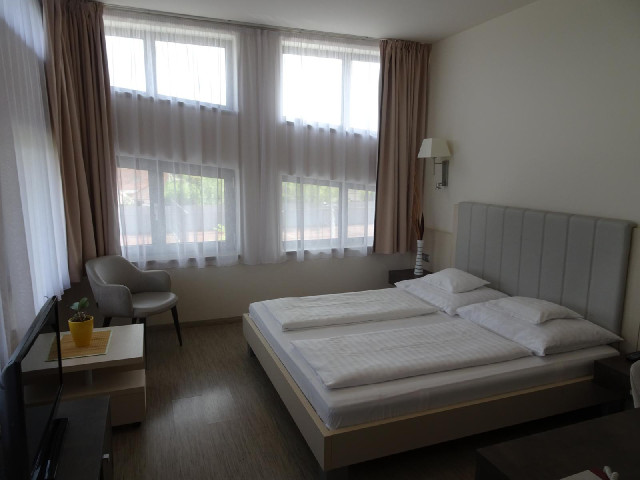 The room has a sort of Japanese feel to it. It's certainly light.