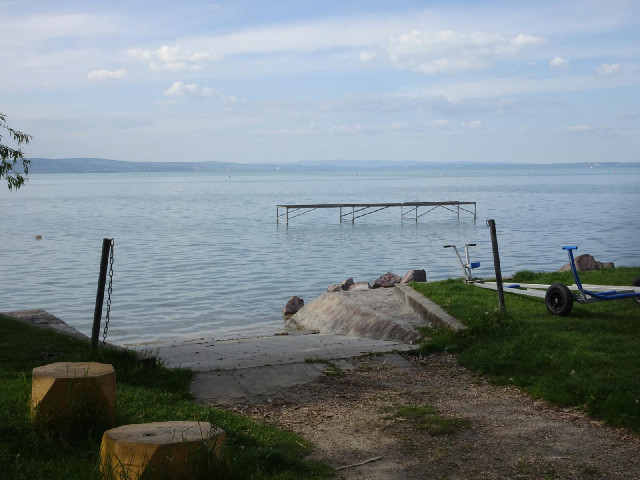 Lake Balaton, the largest lake in Central Europe.