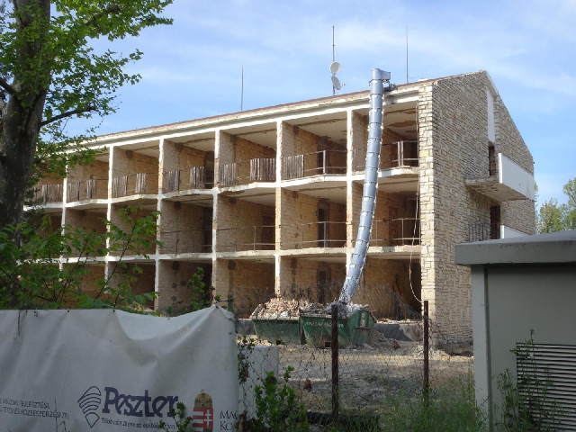 ... and some old ones being torn down.