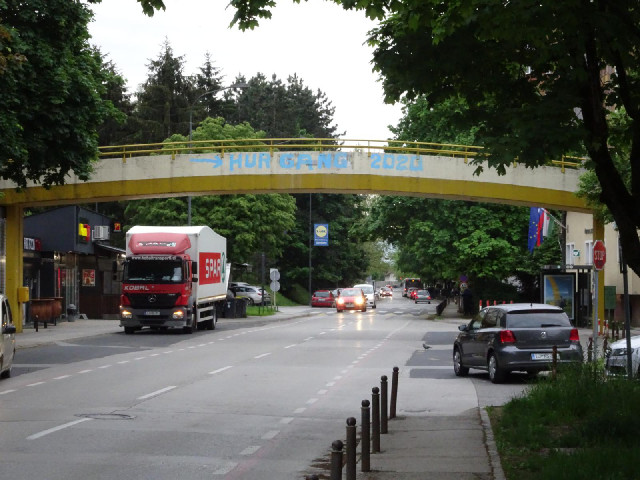7th September Street, in the North of Ljubljana.