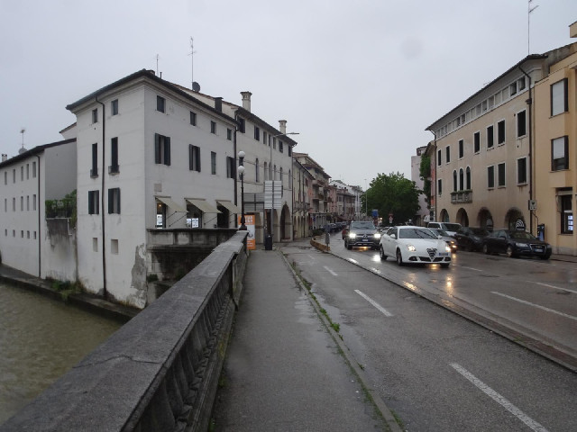 Conegliano, where there are two more wet roads waiting for me.