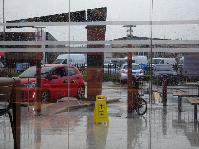 My hotel does have a restaurant but it was so quiet I would have felt awkward eating there and I had...