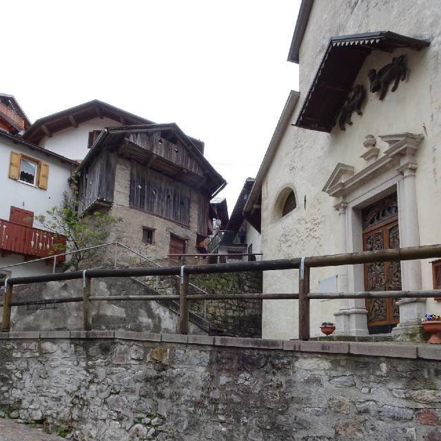 Another view from 4th November 1918 and 1966 Square, Cencenighe Agordino.