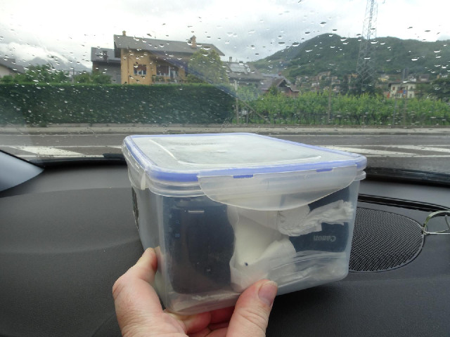 As I have shown on previous trips, my boxes let air out but not in, so when you go over a mountain p...