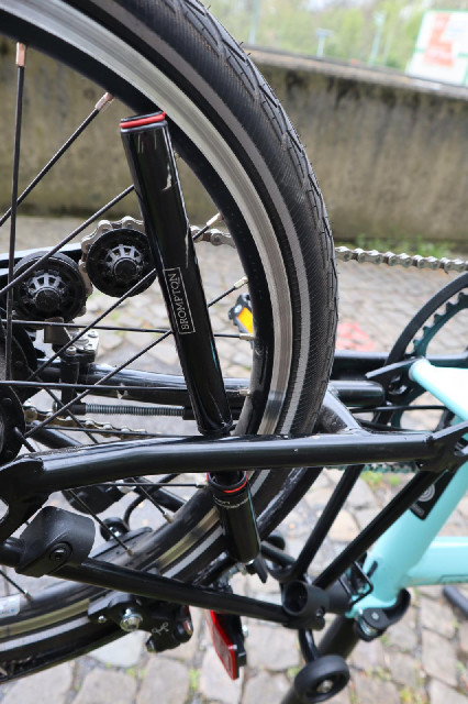 I haven't had this bike long. I've only ridden it about 50 km in total and only 1.4 km today....