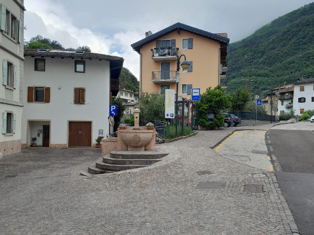 The way in and out of the car park is quite narrow and twisty. It goes through the gap between the t...