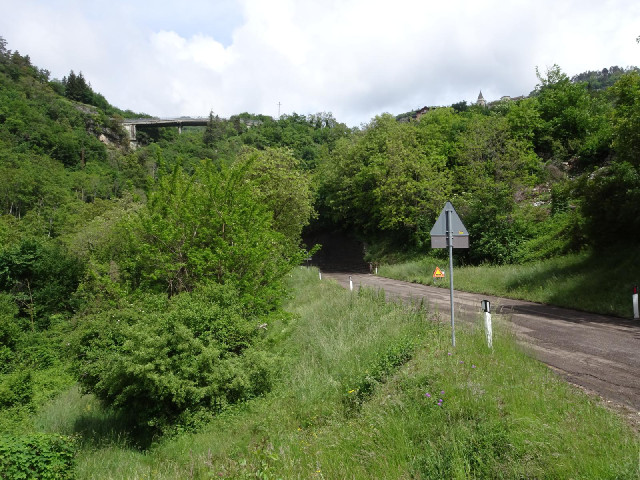 My next road is in Valle San Felice, which is the village on the hilltop on the right of this pictur...