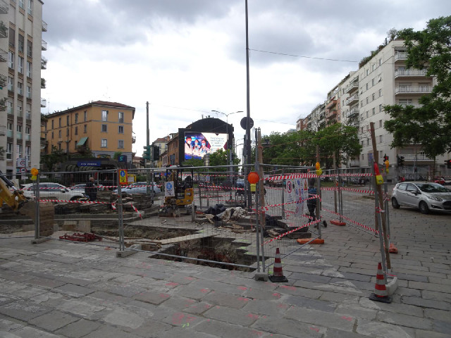 Roadworks.