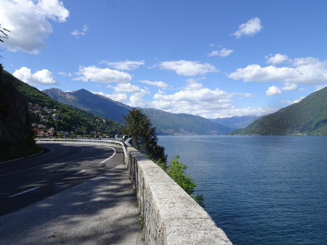 Now we can see the lake extending into Switzerland. I won't be going that far though. My next road i...