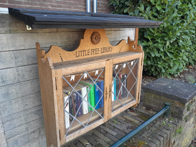 It looks like this is in the garden of a private house.