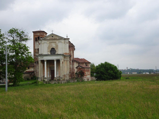 A church, out in the fields.