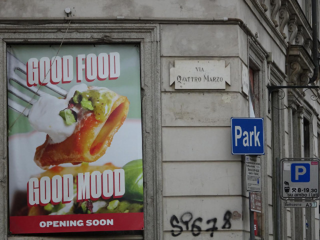 This looks like one of 4th of March Road's oldest signs.