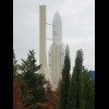 The view from my window is of the space museum, which is here because Airbus and Arianespace have la...