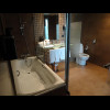 Back at the hotel, where I just want to show you how big the bathroom is. I took this picture from i...