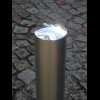 The tops of the bollards are very shiny. They look new.