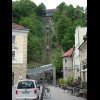The funicular up to the castle, passing through the woodland which I was talking about a few picture...