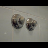 There are also these mysterious knobs in the bathroom. The one on the right turns.