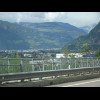 A view of Bolzano or Bozen, seen from a queue at roadworks.