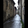 Narrow old streets in Rezzato.