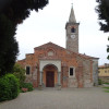 The church in Salussola.