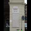 ... most of the name signs say "PIAZZA XVIII DICEMBRE MARTITI DELLA CAMERA DEL LAVORO 1922"...