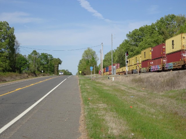 This road has a lovely smooth shoulder and very little traffic, the scenery is pleasant and the weat...