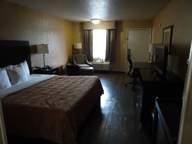 My room is laid out almost identically to last night's but the furniture is slightly better and ther...